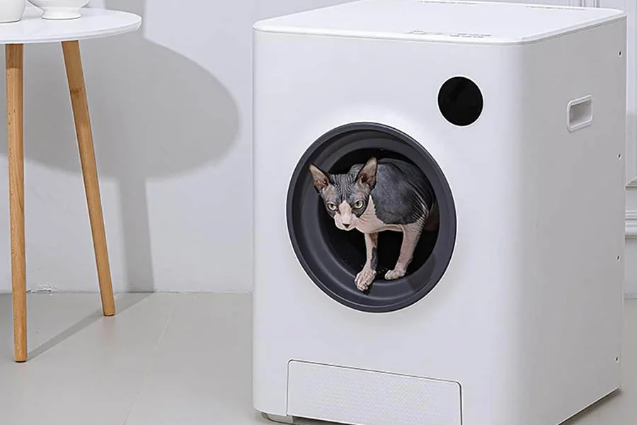self cleaning cat liter box