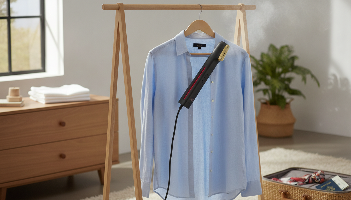 Portable Handheld Garment Steamer: Wrinkle-Free Fast